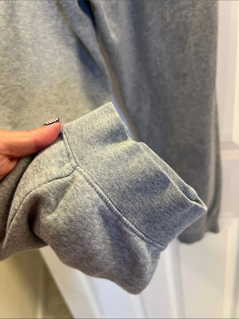 Nike Gray Fleece Joggers with Drawstring Waist